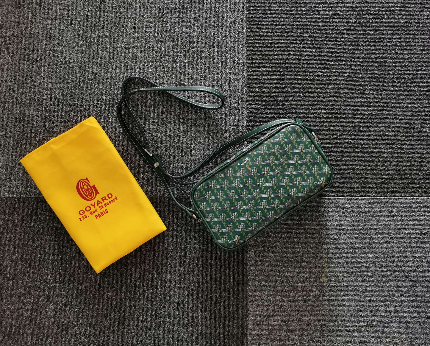 CAP-VERT PM BAG 23X8X14CM GREEN CANVAS Amelia Amelia