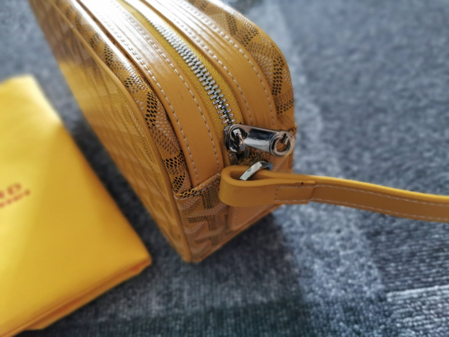 CAP-VERT PM BAG 23X8X14CM YELLOW CANVAS Amelia Amelia