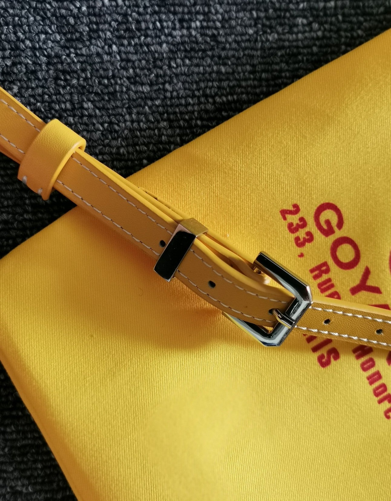 CAP-VERT PM BAG 23X8X14CM YELLOW CANVAS Amelia Amelia