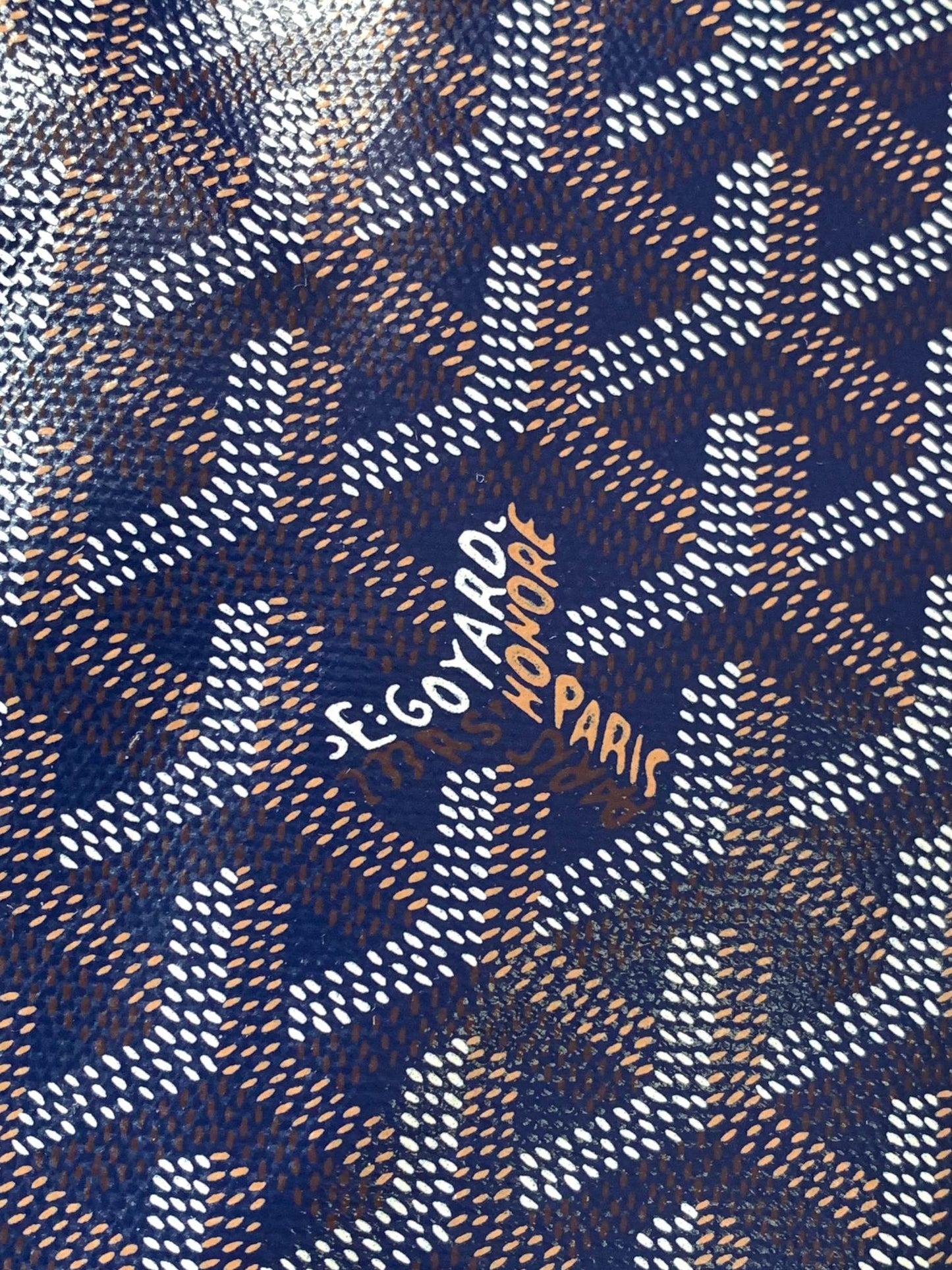 GOYA SECOND-HAND TOAST BAG 21CM NAVY BLUE CANVAS Amelia Amelia