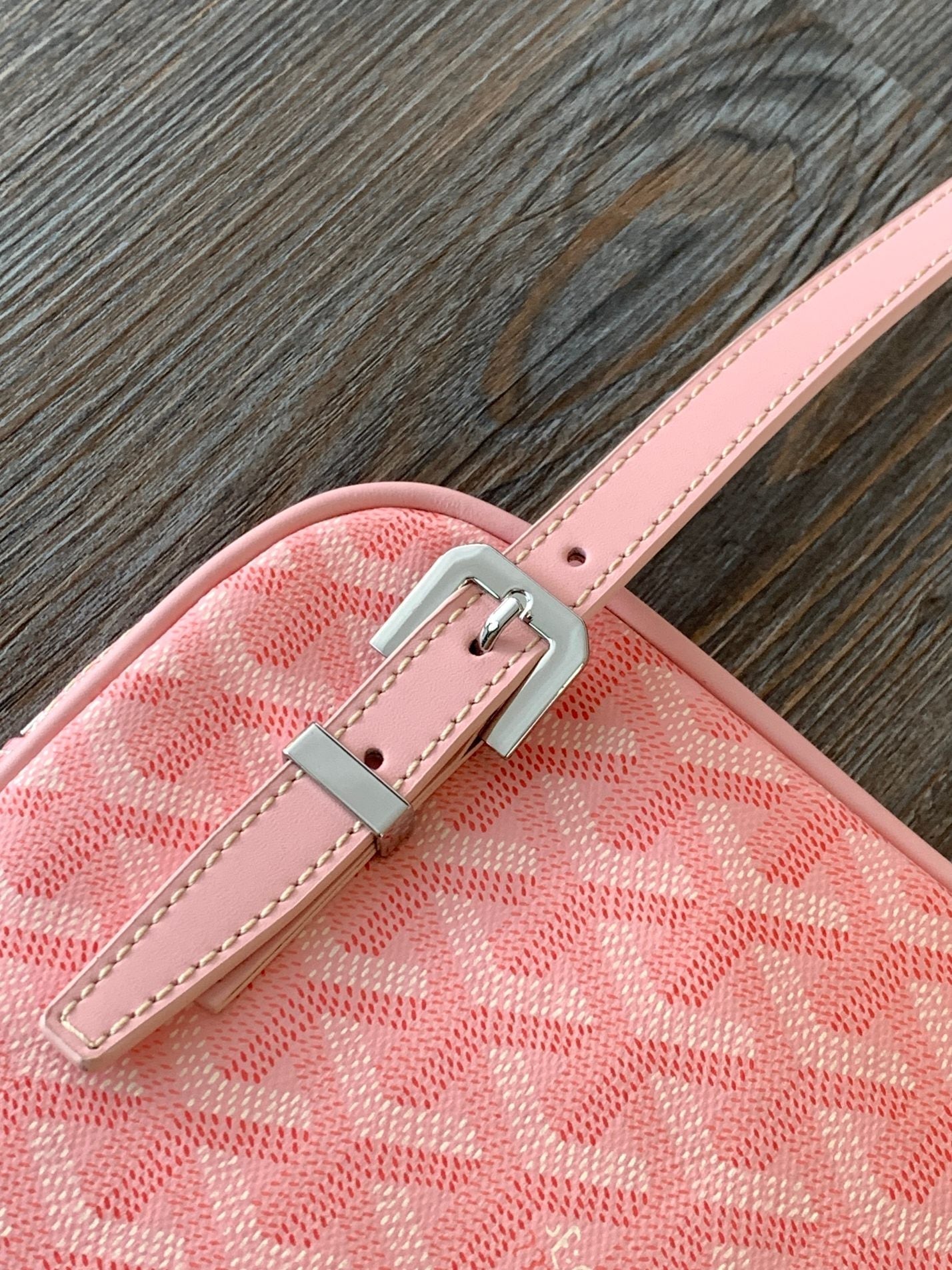GOYA SECOND-HAND TOAST BAG 21CM PINK CANVAS Amelia