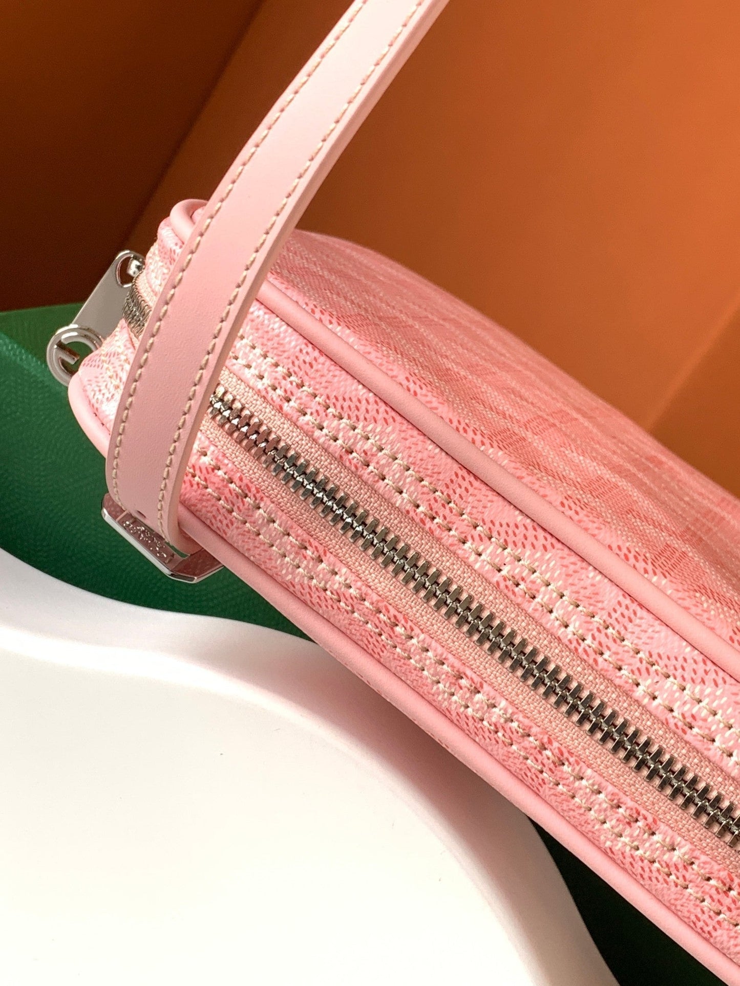 GOYA SECOND-HAND TOAST BAG 21CM PINK CANVAS Amelia