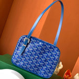 GOYA SECOND-HAND TOAST BAG 21CM SKY BLUE CANVAS Amelia