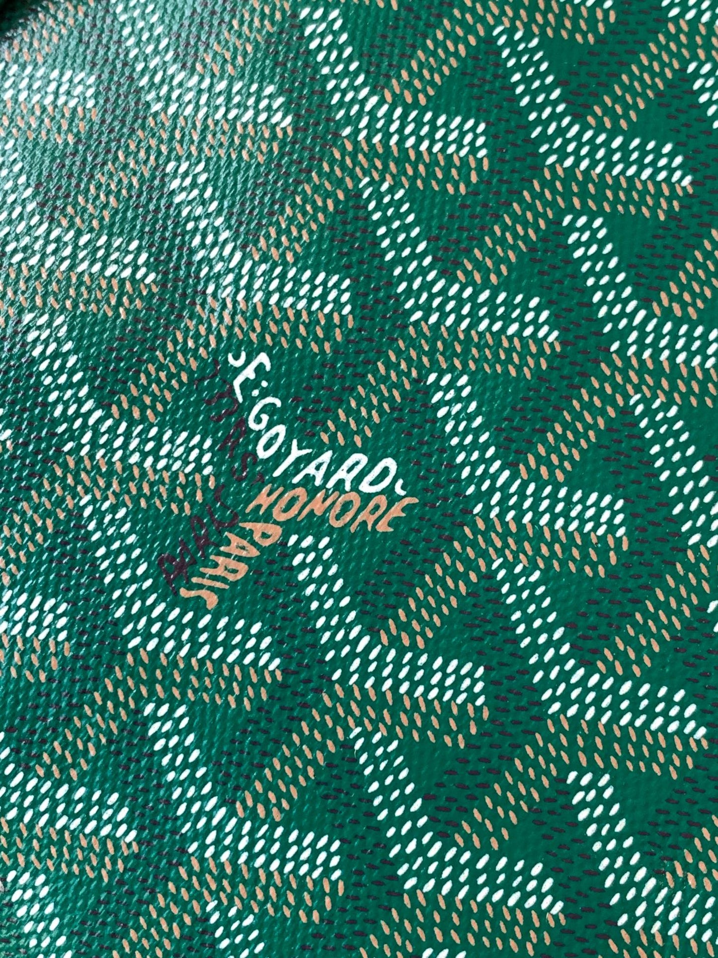 GOYA SECOND-HAND TOAST BAG 21CM GREEN CANVAS Amelia Amelia
