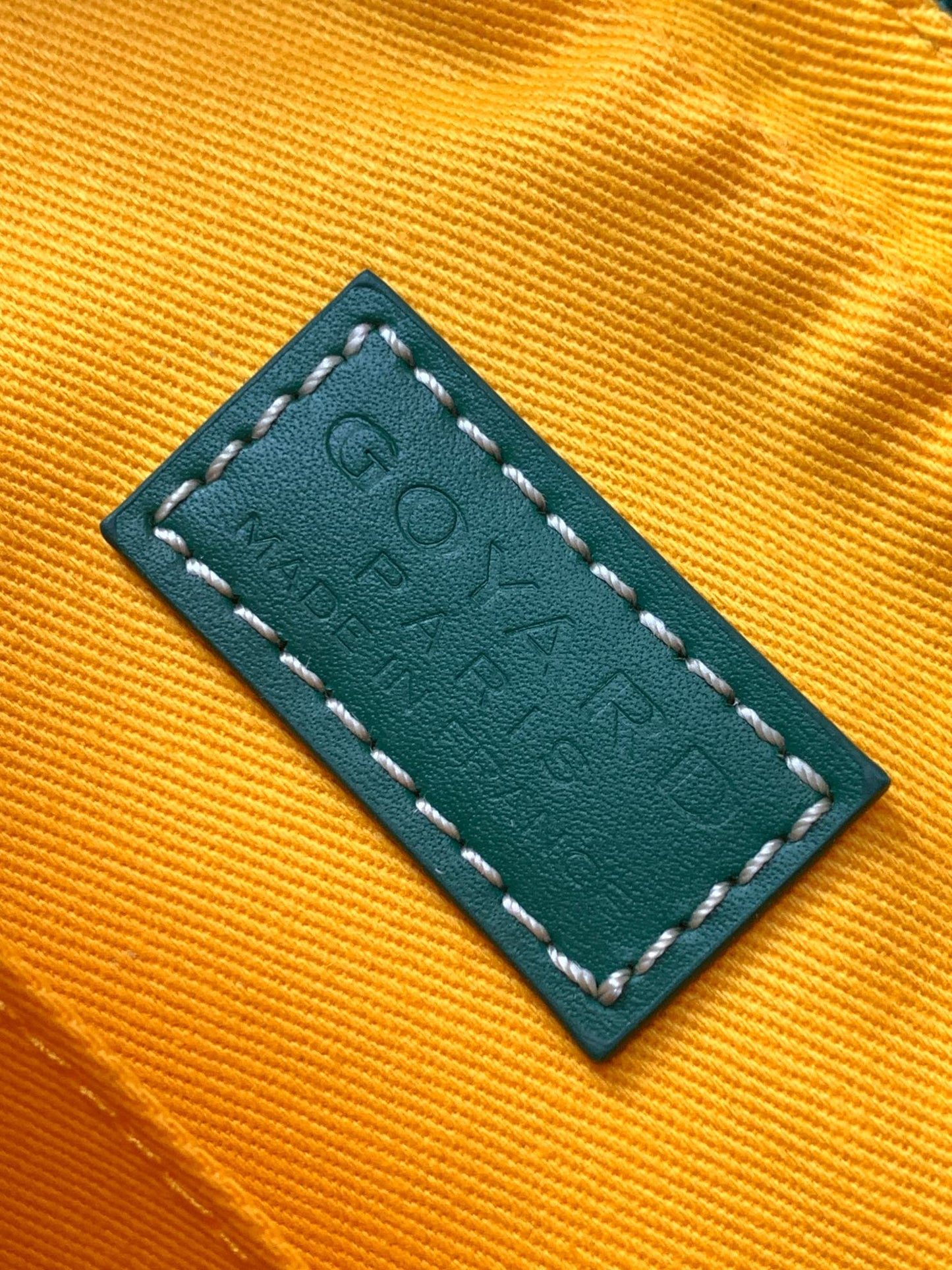 GOYA SECOND-HAND TOAST BAG 21CM GREEN CANVAS Amelia Amelia