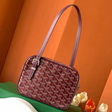 GOYA SECOND-HAND TOAST BAG 21CM BURGUNDY CANVAS Amelia Amelia