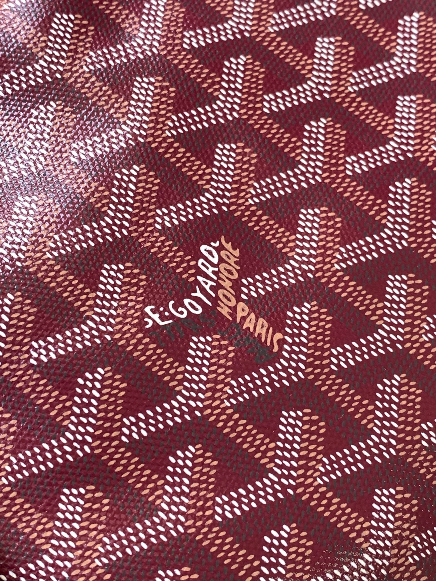 GOYA SECOND-HAND TOAST BAG 21CM BURGUNDY CANVAS Amelia Amelia