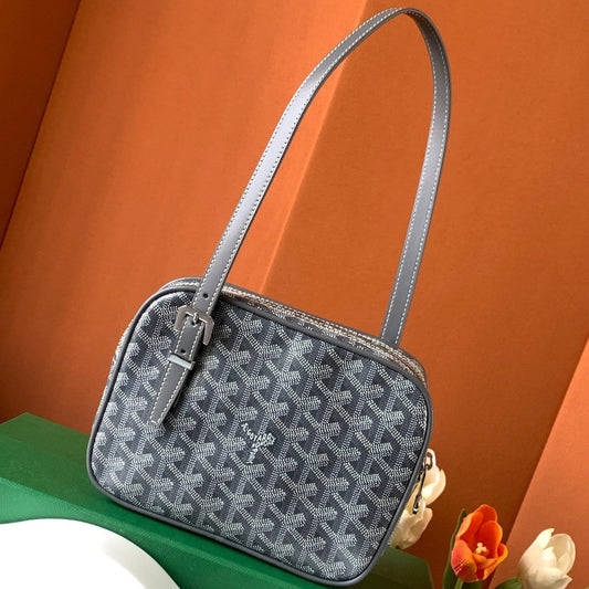 GOYA SECOND-HAND TOAST BAG 21CM GREY CANVAS Amelia