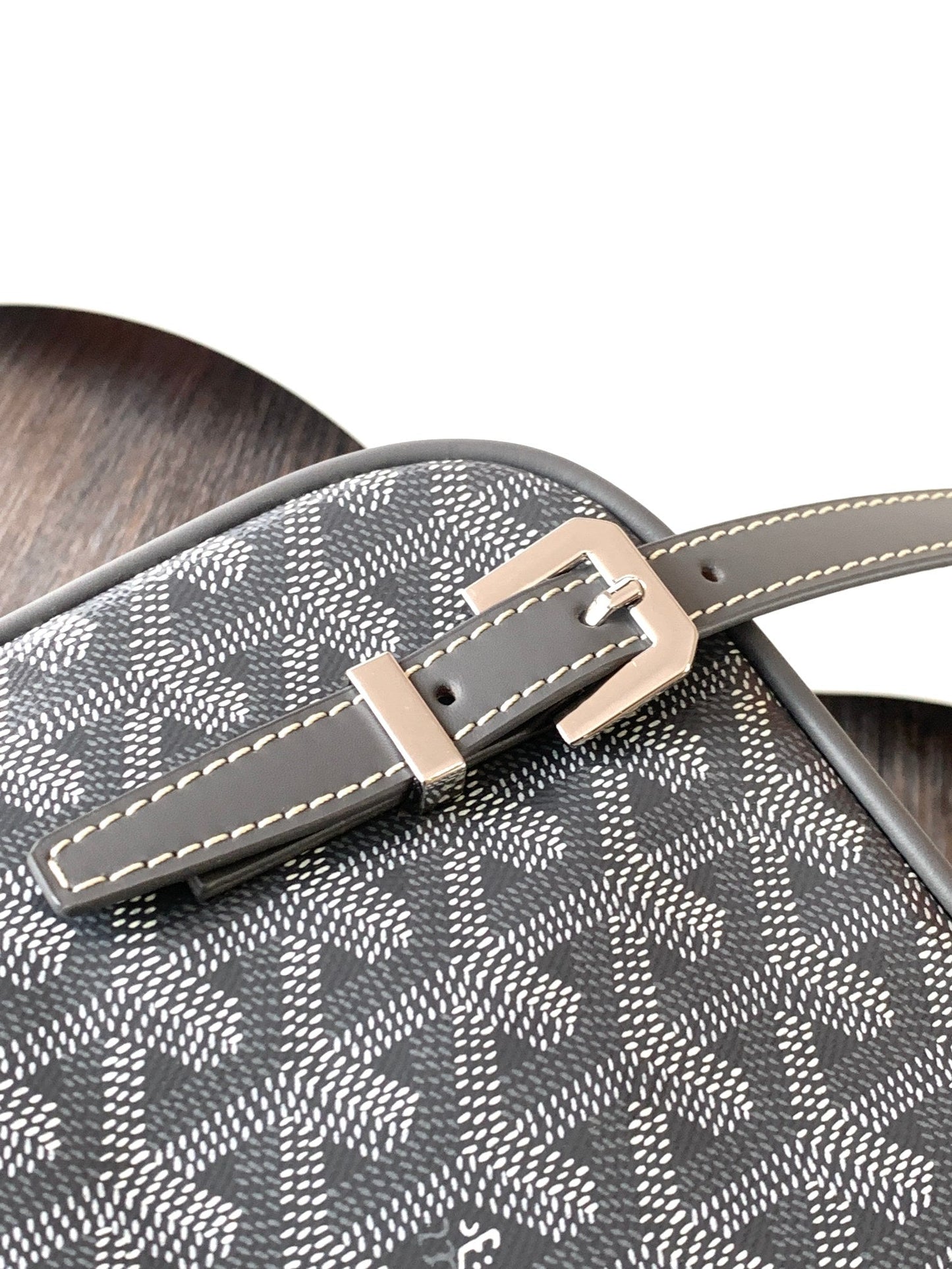 GOYA SECOND-HAND TOAST BAG 21CM GREY CANVAS Amelia