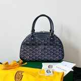 GOYA BOWLING BALL SMALL NAVY BLUE CANVAS Amelia