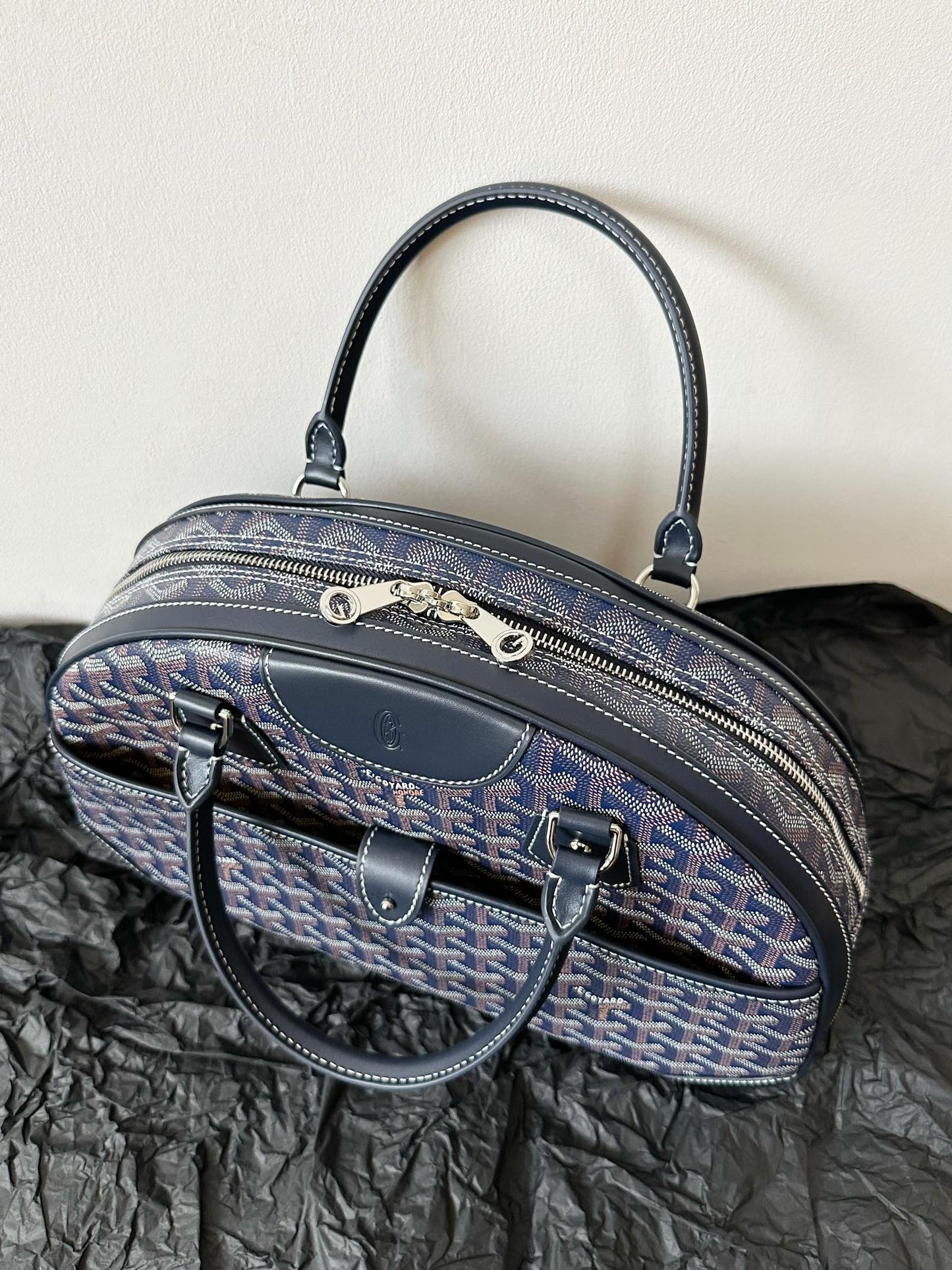 GOYA BOWLING BALL MEDIUM NAVY BLUE CANVAS Amelia