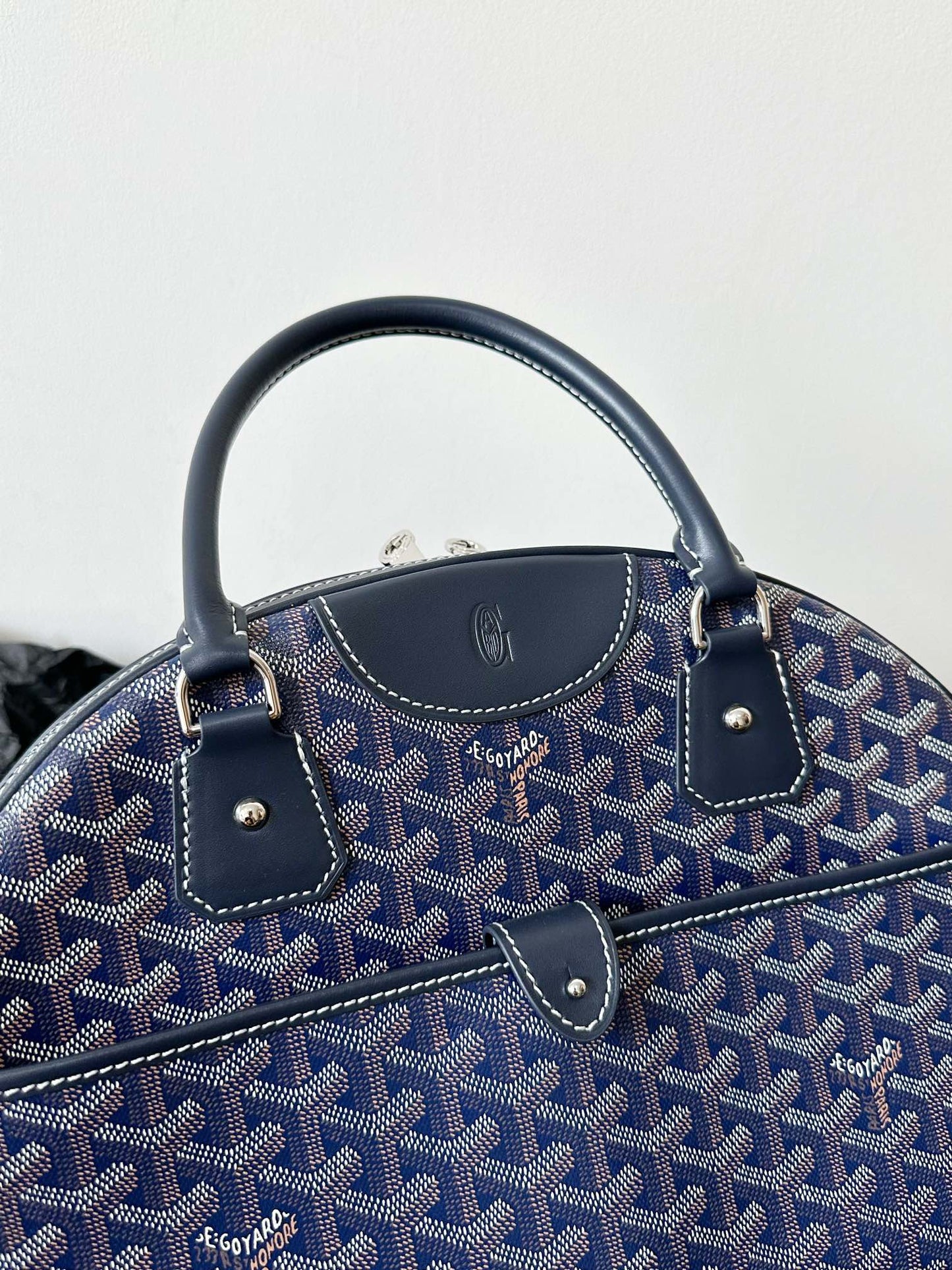 GOYA BOWLING BALL MEDIUM NAVY BLUE CANVAS Amelia Amelia