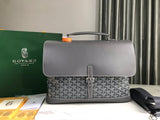 GOYARD CITADIN BAG 38CM GREY CANVAS Amelia