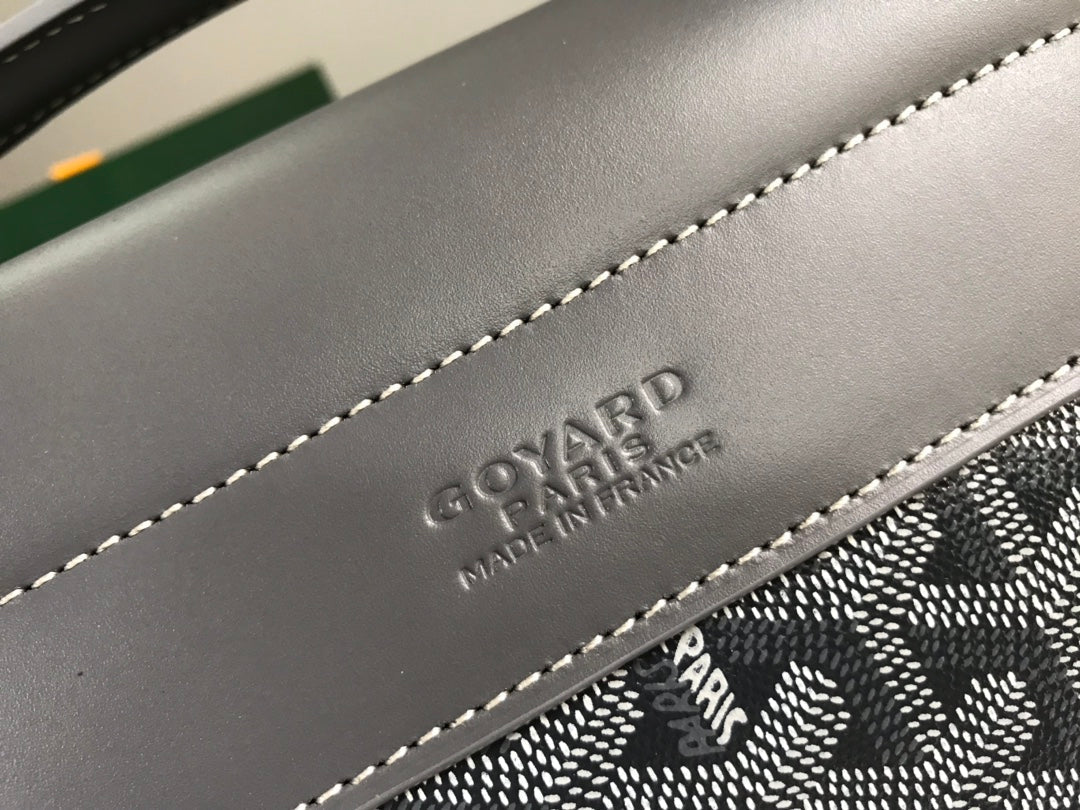 GOYARD CITADIN BAG 38CM GREY CANVAS Amelia Amelia