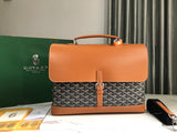 GOYARD CITADIN BAG 38CM BLACK AND TAN CANVAS Amelia Amelia
