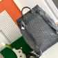 GOYA STEAMER PM BAG 48CM GREY CANVAS Amelia