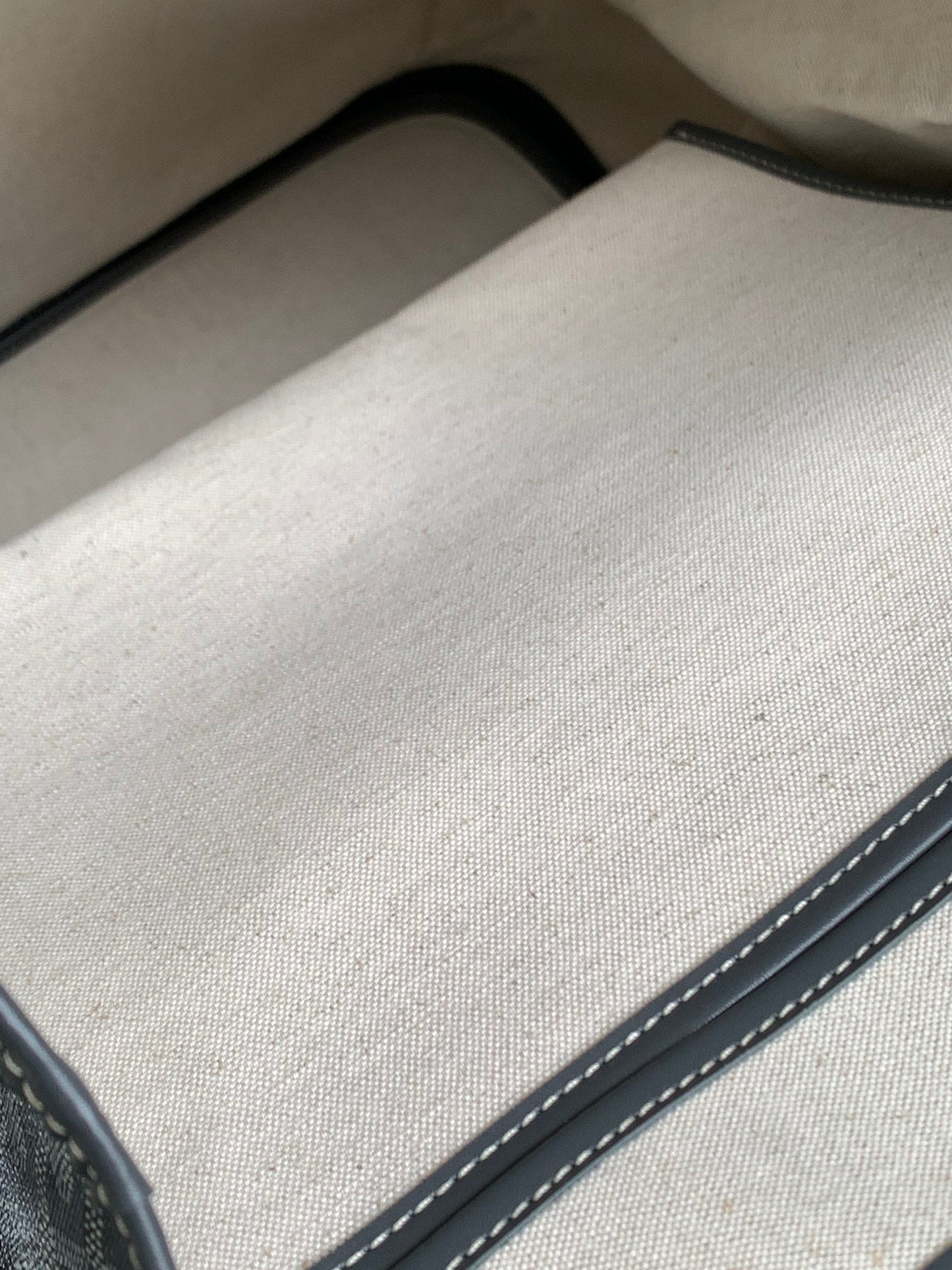 GOYA STEAMER PM BAG 48CM GREY CANVAS Amelia Amelia