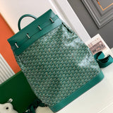 GOYA STEAMER PM BAG 48CM GREEN CANVAS Amelia Amelia