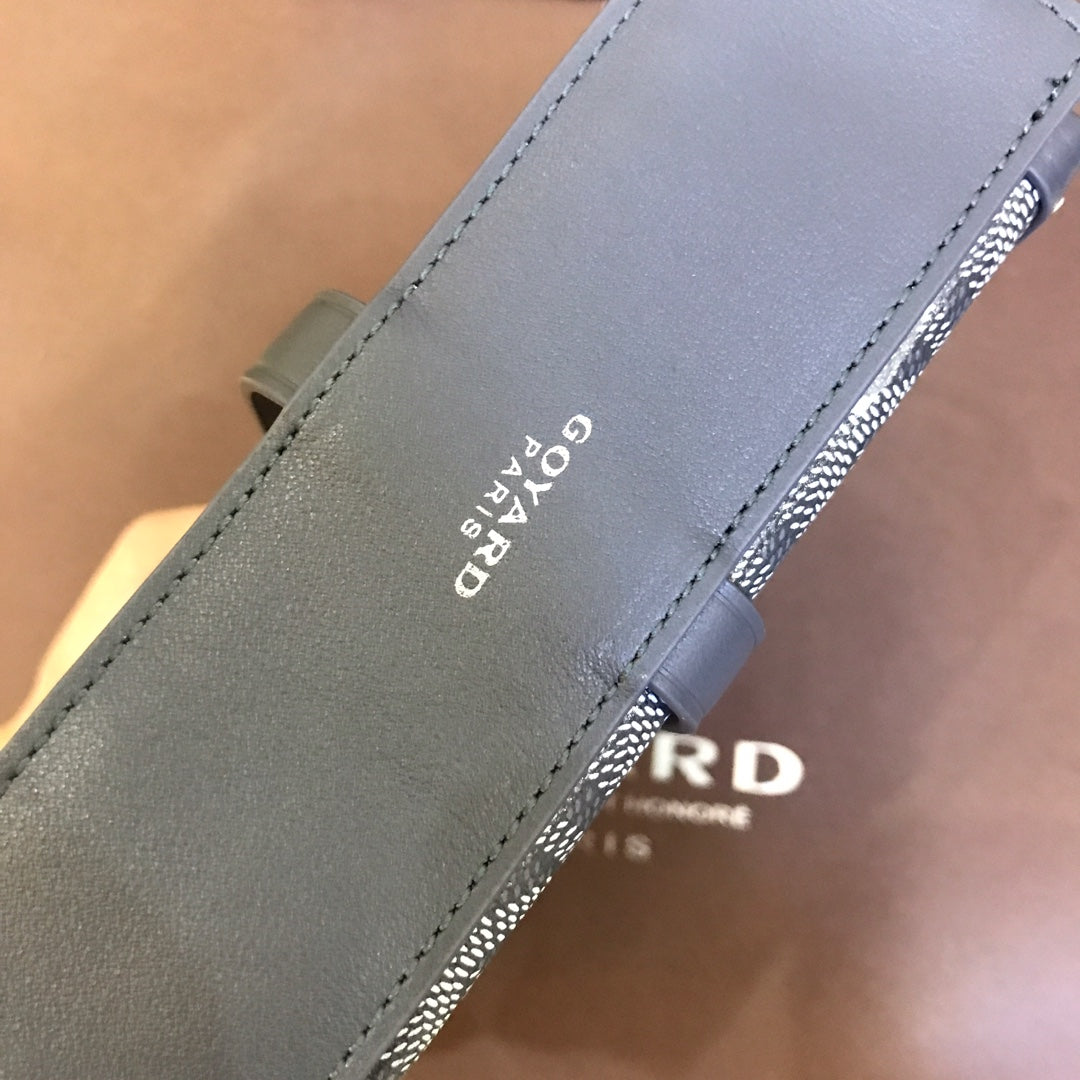 MINAUDIERE TRUNK BAG 17CM GREY CANVAS Amelia Amelia