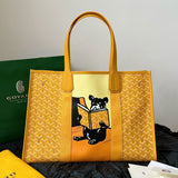 GOYA VILLETTE TOTE 45CM YELLOW CANVAS Amelia Amelia