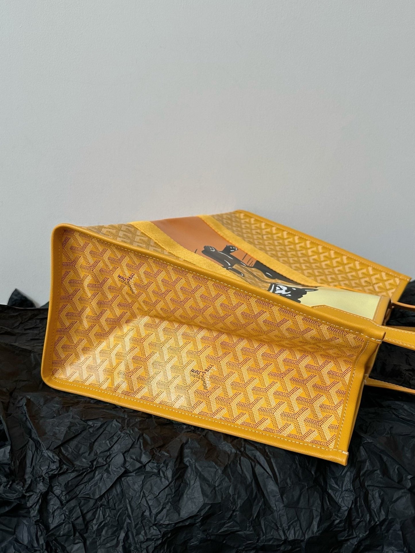 GOYA VILLETTE TOTE 45CM YELLOW CANVAS Amelia Amelia