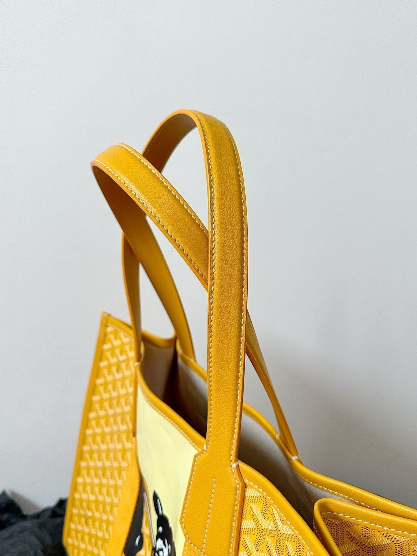 GOYA VILLETTE TOTE 45CM YELLOW CANVAS Amelia Amelia