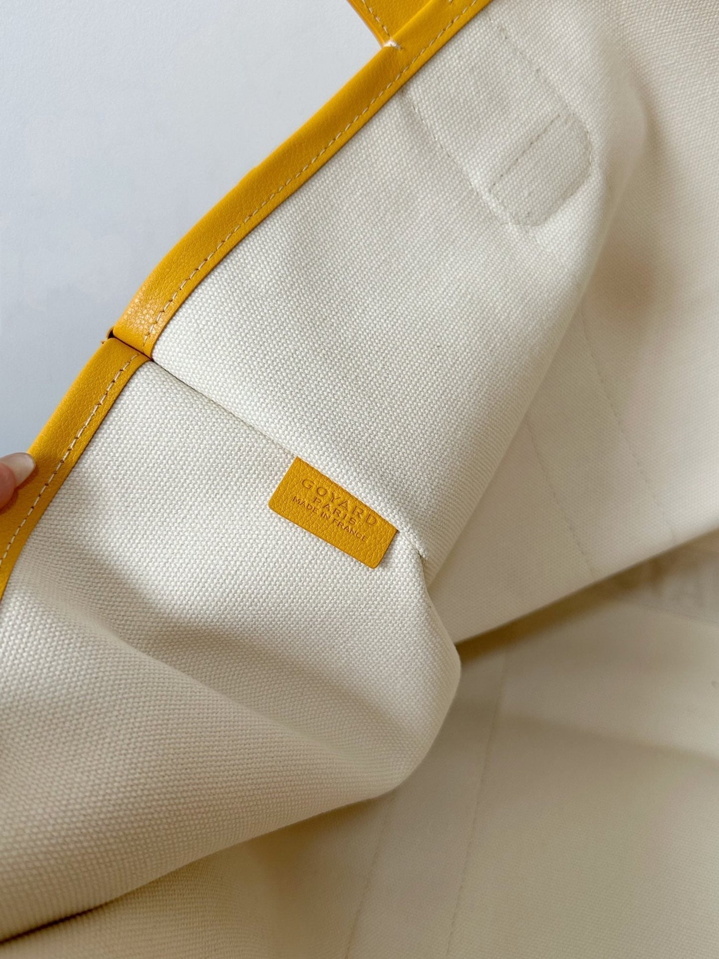 GOYA VILLETTE TOTE 45CM YELLOW CANVAS Amelia Amelia