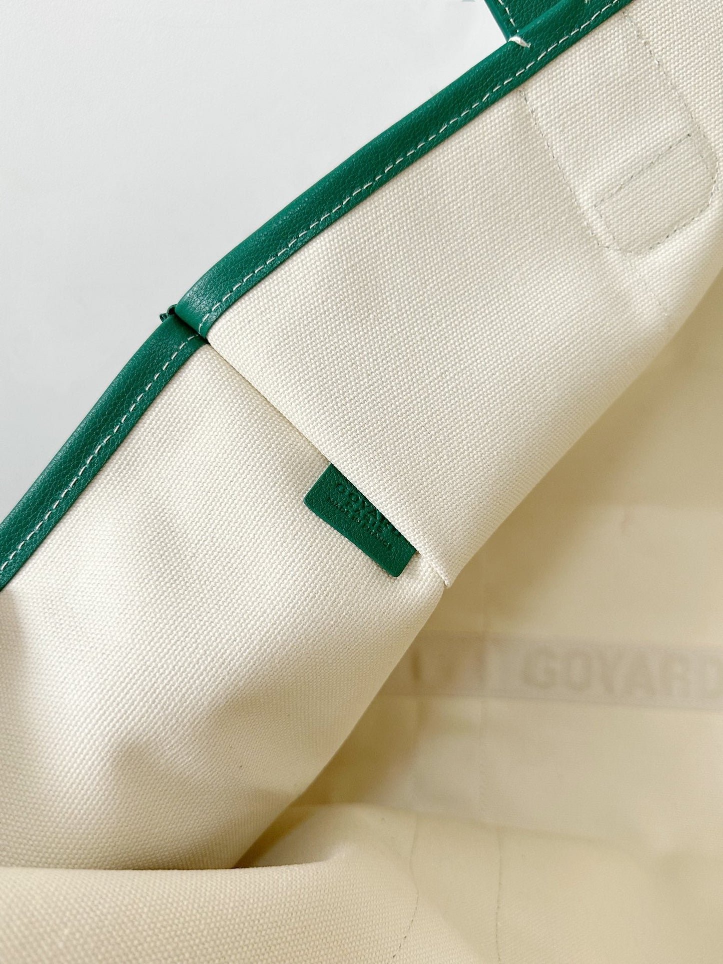 GOYA VILLETTE TOTE 45CM GREEN CANVAS Amelia Amelia