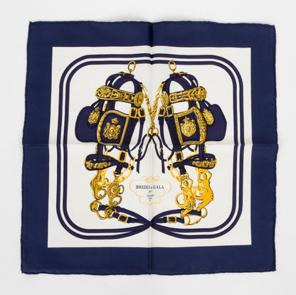 Hermes Blue Brides de Gala Pochette