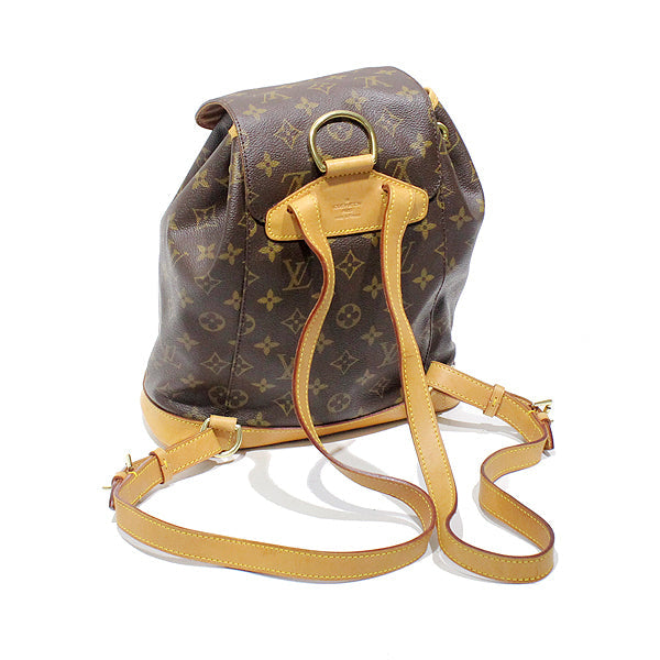 Louis Vuitton Monogram Canvas Leather Backpack