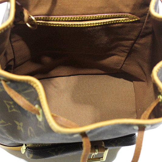 Louis Vuitton Monogram Canvas Leather Backpack