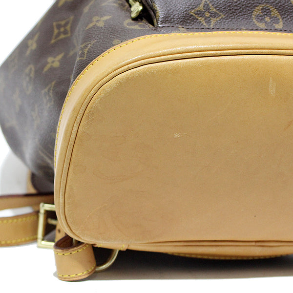 Louis Vuitton Monogram Canvas Leather Backpack
