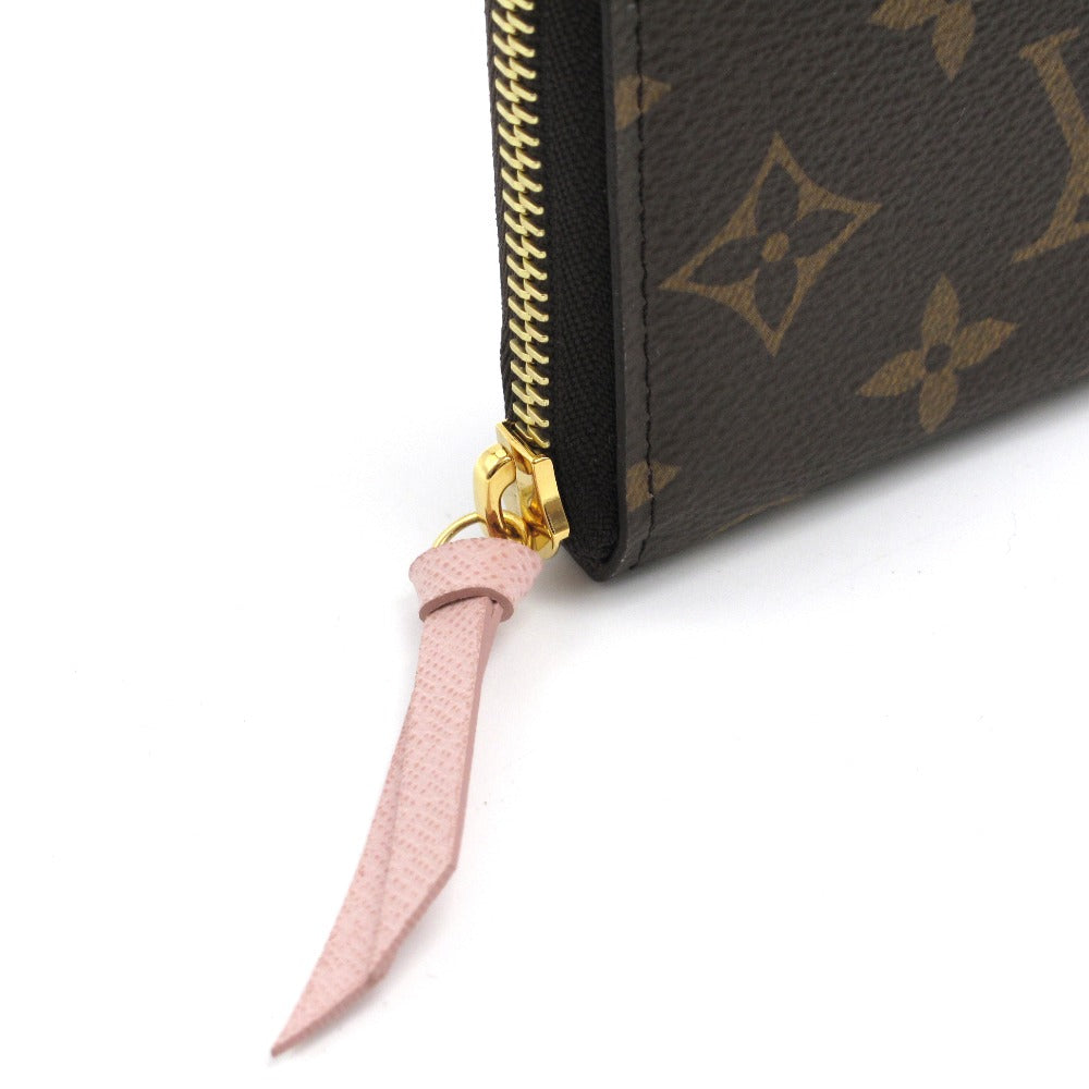 Louis Vuitton Portefeuille Clemence Monogram Round Zipper Long Wallet