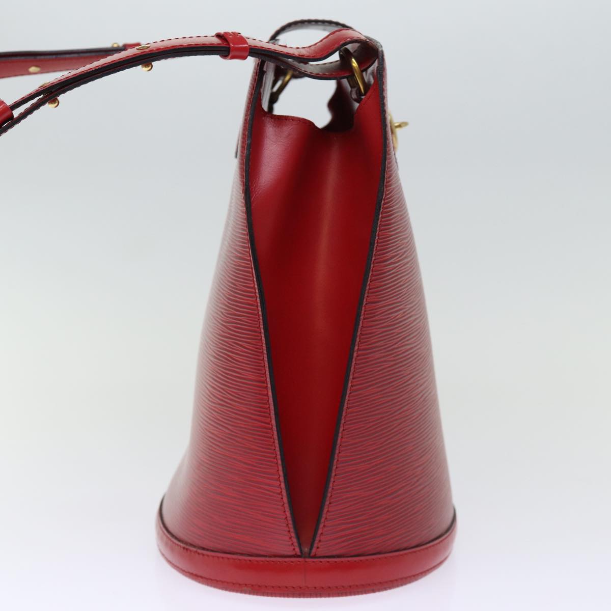 LOUIS VUITTON Epi Cluny Shoulder Bag Red M52257 LV Auth yk12618