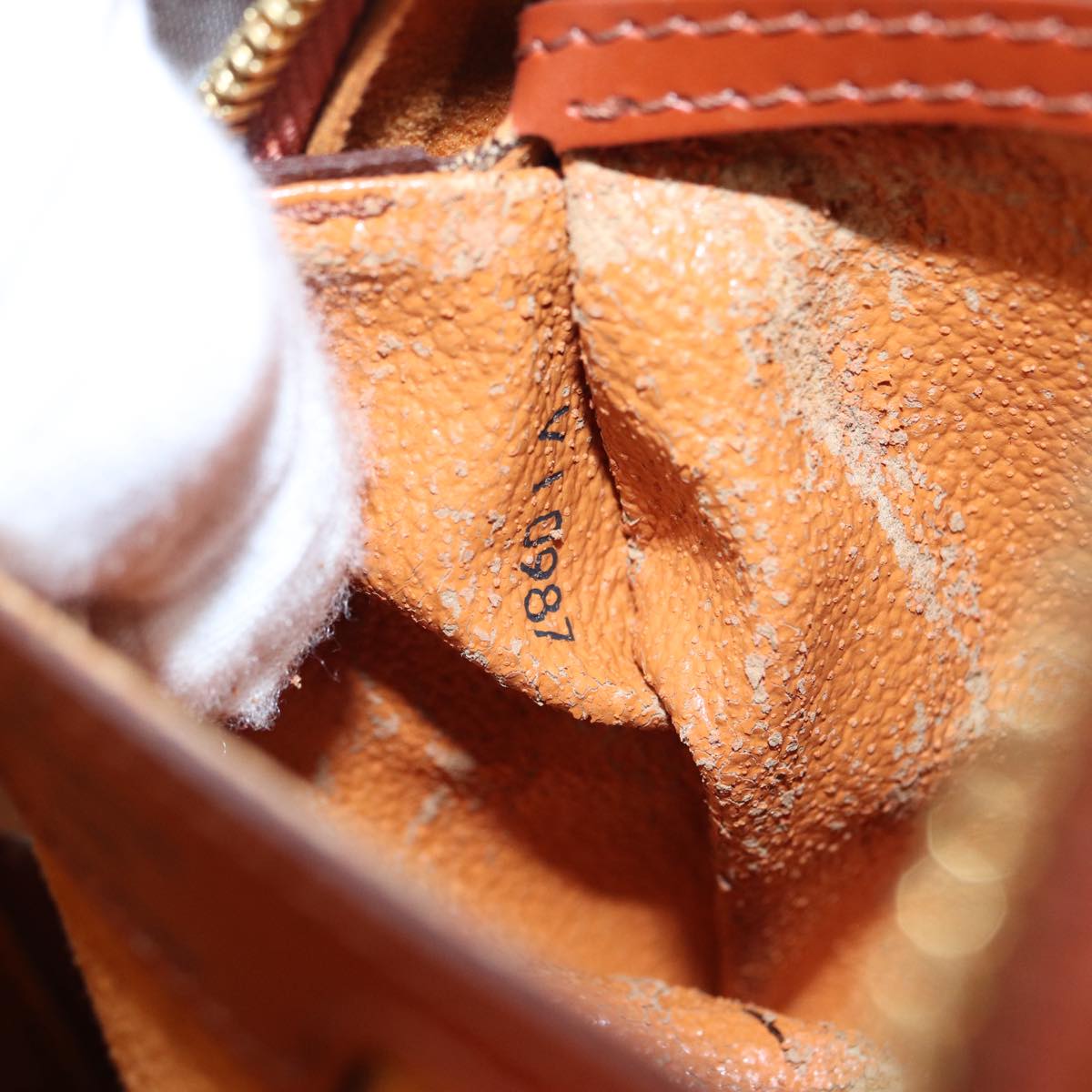 LOUIS VUITTON Epi Mabillon Backpack Brown M52233 LV Auth yk14439
