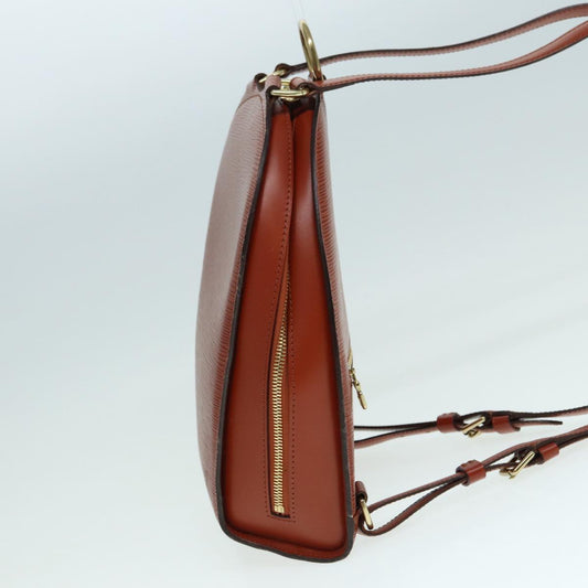 LOUIS VUITTON Epi Mabillon Backpack Brown M52233 LV Auth yk14439