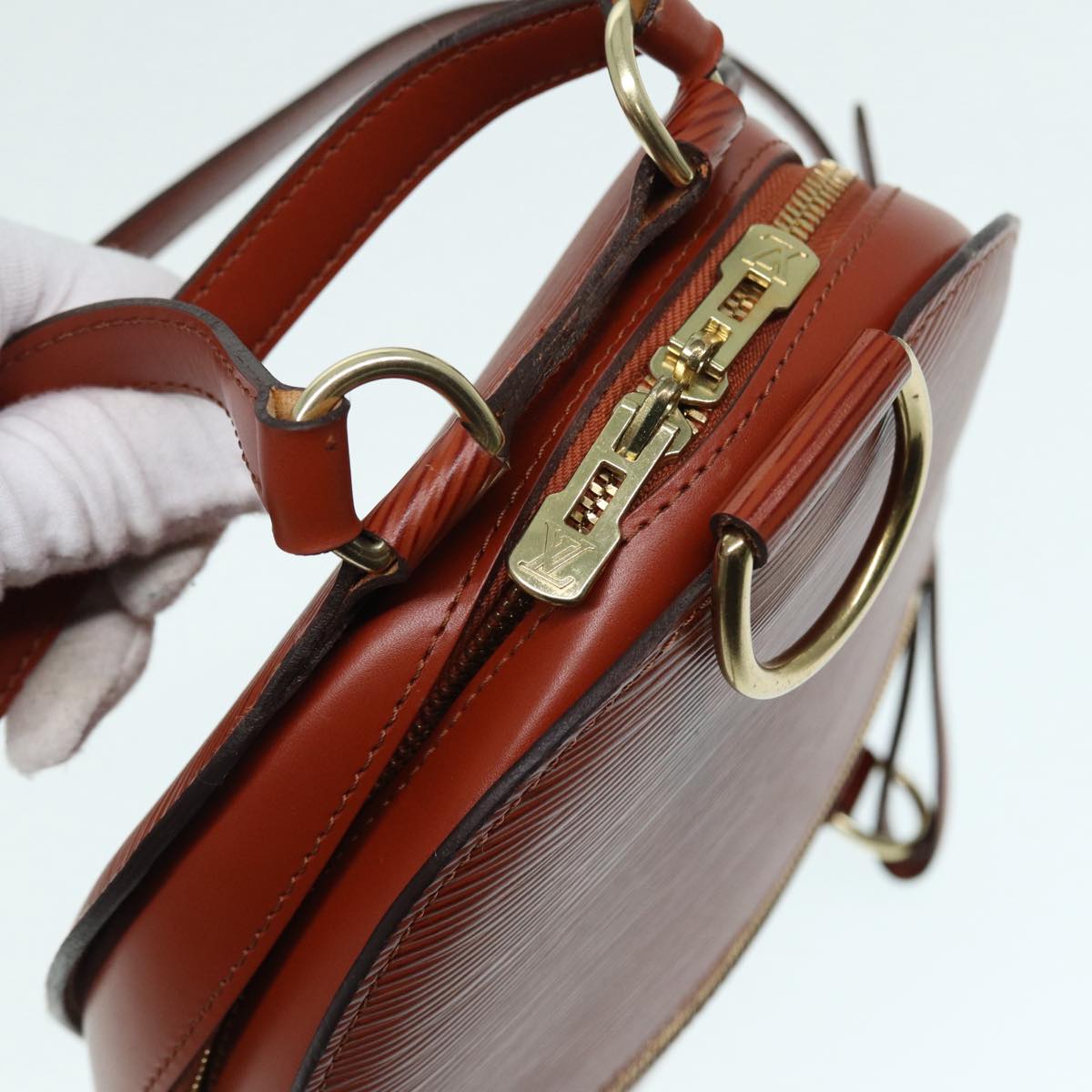 LOUIS VUITTON Epi Mabillon Backpack Brown M52233 LV Auth yk14439