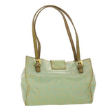 FENDI Zucchino Canvas Hand Bag Blue Auth yk6199B
