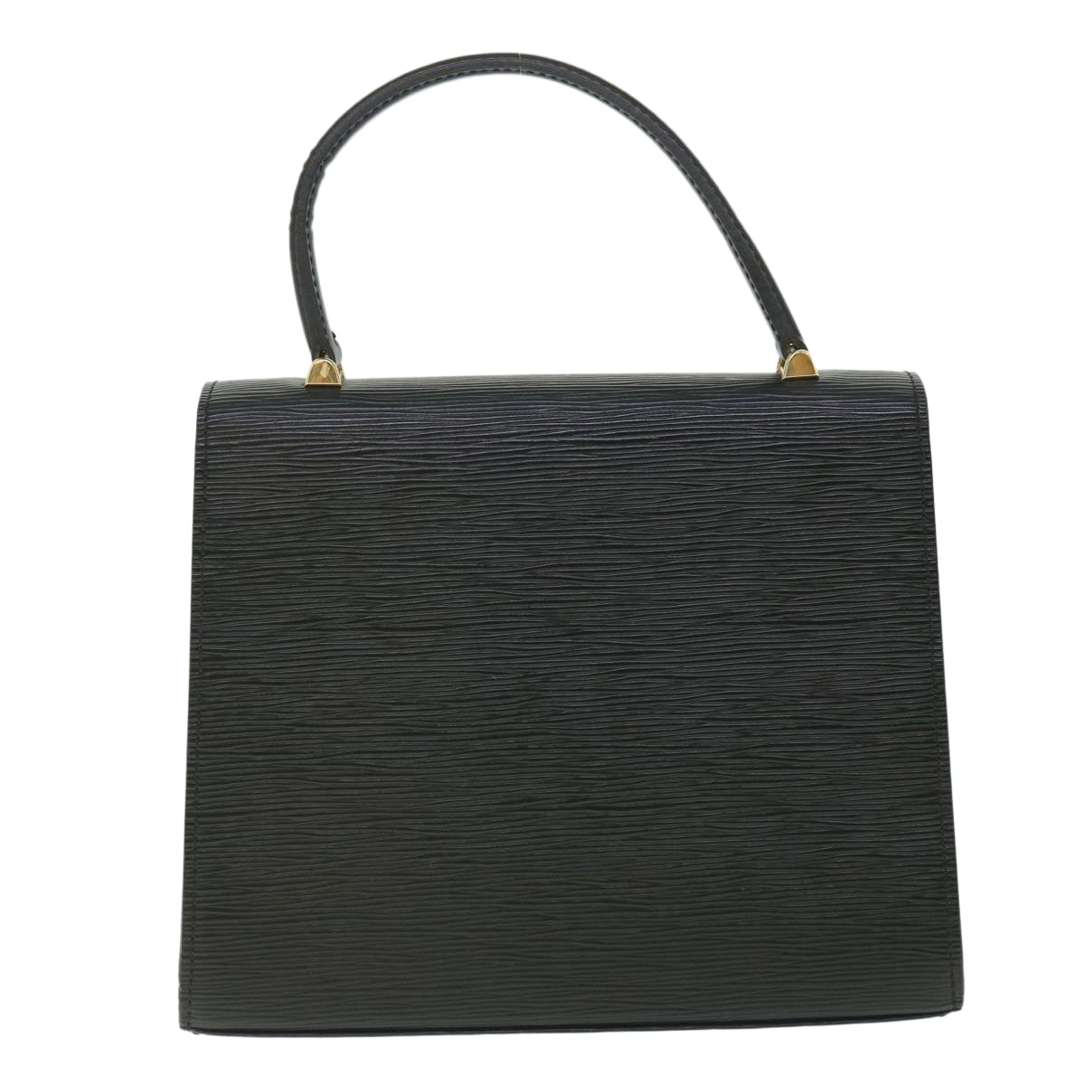 LOUIS VUITTON Epi Malesherbes Hand Bag Black M52372 LV Auth yk9162