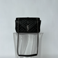 Yves Saint Laurent Medium Envelope Bag in Black Quilted Leather
