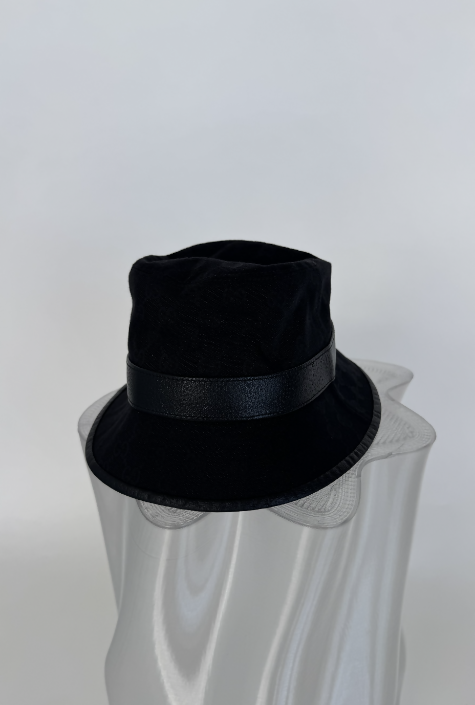 Gucci Black GG Supreme Jacquard Bucket Hat
