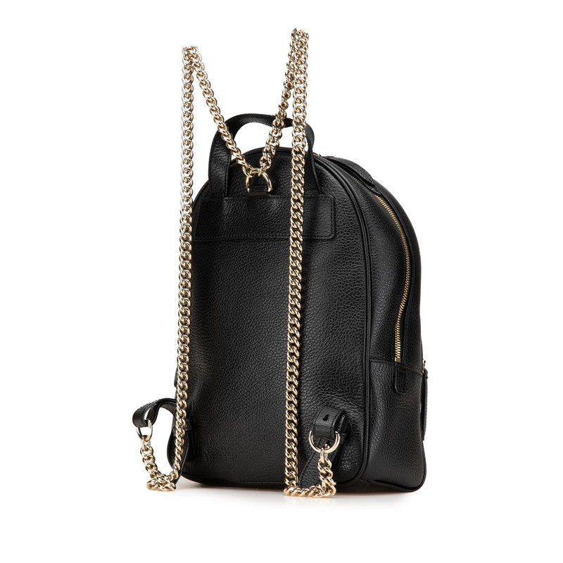 Gucci Soho Interlocking G Leather Backpack