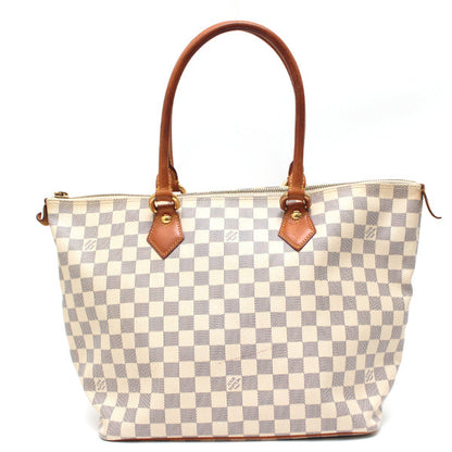 Louis Vuitton Saleya MM Damier Azur Tote Bag Beige
