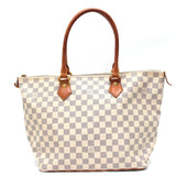 Louis Vuitton Saleya MM Damier Azur Tote Bag Beige