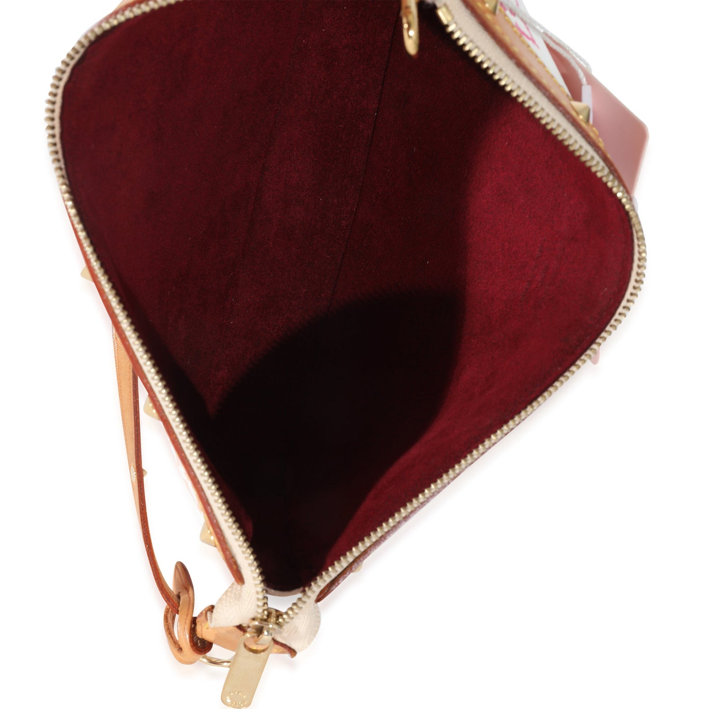 Louis Vuitton Louis Vuitton White Multicolor Canvas Pochette Accessories