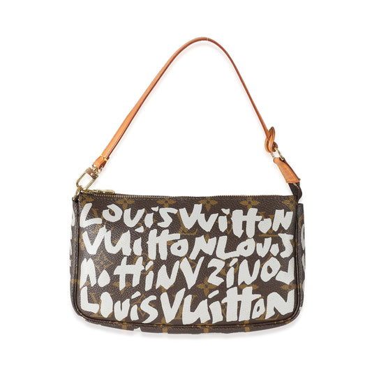 Louis Vuitton Louis Vuitton Graffiti Monogram Canvas Pochette Accessories