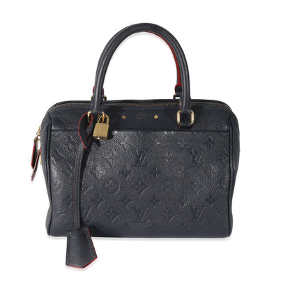 Louis Vuitton Louis Vuitton Marine Rouge Monogram Empreinte Speedy Bandoulière 25 NM