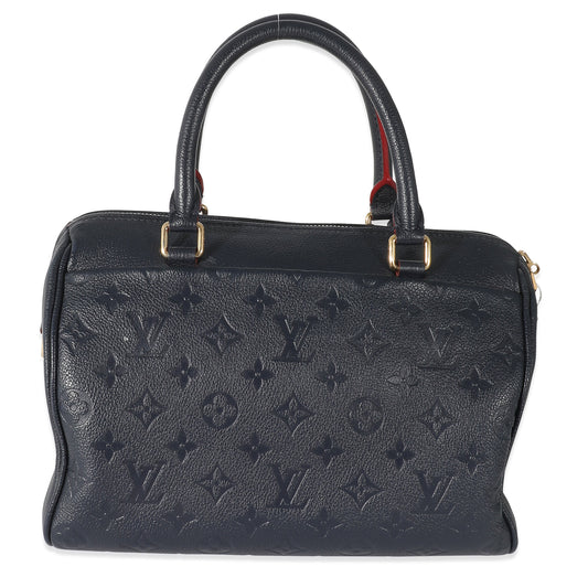Louis Vuitton Louis Vuitton Marine Rouge Monogram Empreinte Speedy Bandoulière 25 NM