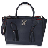 Louis Vuitton Louis Vuitton Calfskin Marine Rouge Lockmeto Tote