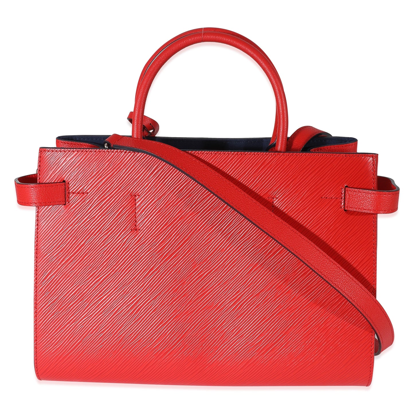 Louis Vuitton Louis Vuitton Red Epi Leather Twisted Tote Bag